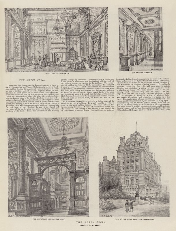 O Hotel Cecil de Henry William Brewer