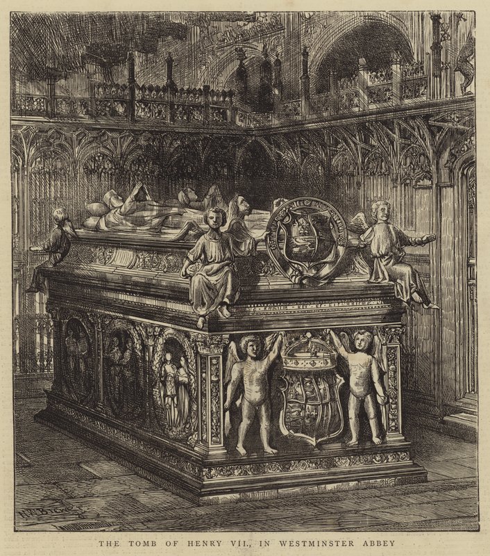 O túmulo de Henrique VII, na Abadia de Westminster de Henry William Brewer