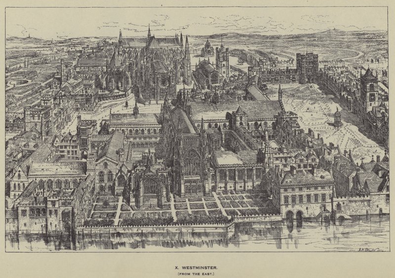 Westminster, do leste de Henry William Brewer