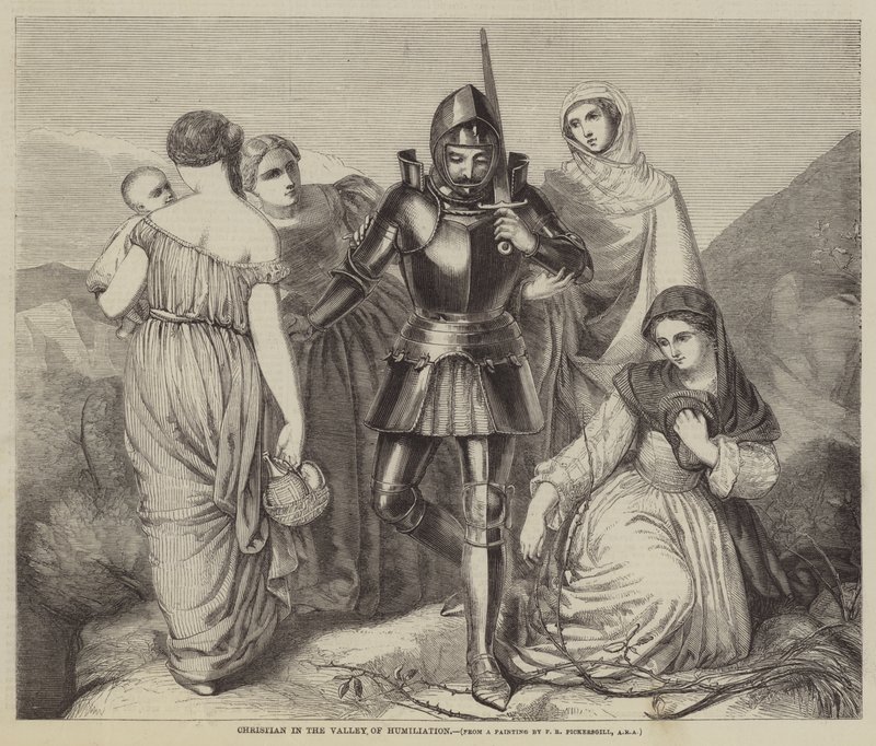 Cristão no Vale da Humilhação de Henry William Pickersgill