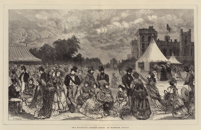 Festa de jardim de sua majestade no Castelo de Windsor de Henry Woods