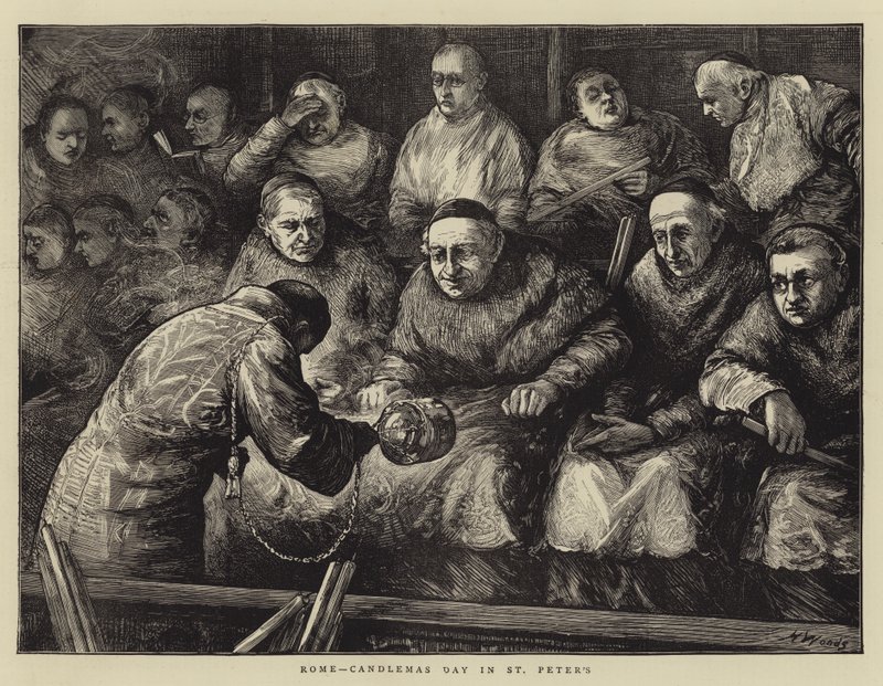 Roma, o dia de Candlemas em São Pedro de Henry Woods