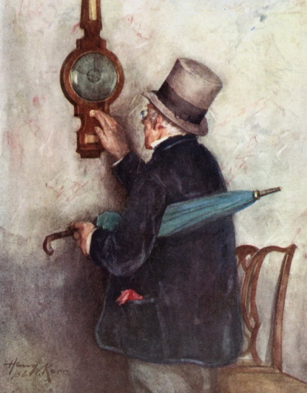 Anais da Paróquia: Uma Consulta Manhã (litho a cores) de Henry Wright Kerr