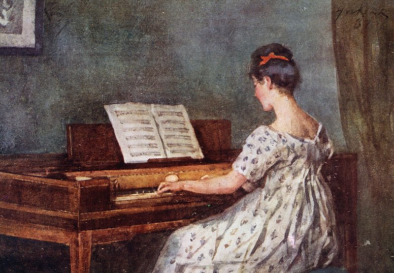 Anais da Paróquia: A Filha do Ministro (cor litho) de Henry Wright Kerr