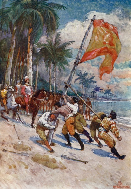 A bandeira espanhola na Flórida de Henry after Sandham
