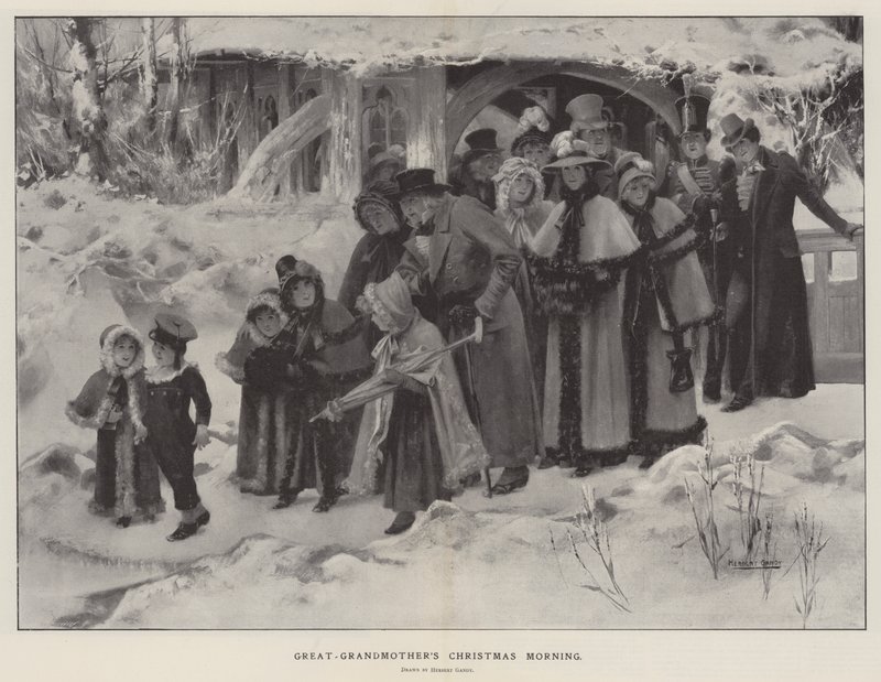 Manhã de Natal da bisavó de Herbert Gandy