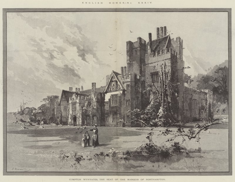Compton Wynyates, a sede do Marquês de Northampton de Herbert Railton
