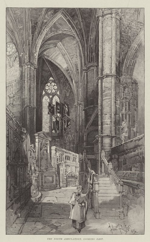 O North Ambulatory, olhando para o leste de Herbert Railton