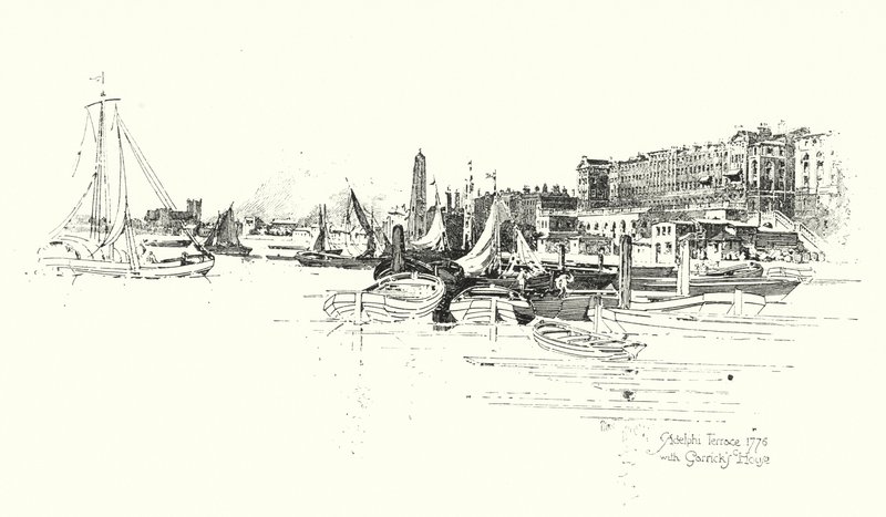 Adelphi Terrace, Londres de Herbert (after) Railton