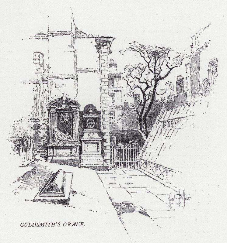 Túmulo do ourives (gravação) de Herbert (after) Railton