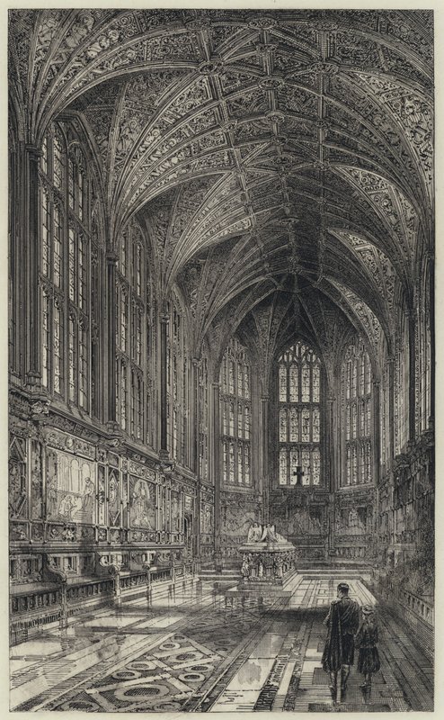 A Capela Memorial (gravura) de Herbert (after) Railton