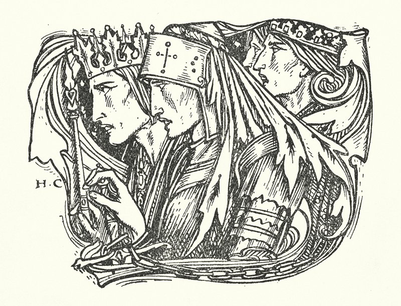 La Belle Dame Sans Merci (gravura) de Herbert Cole