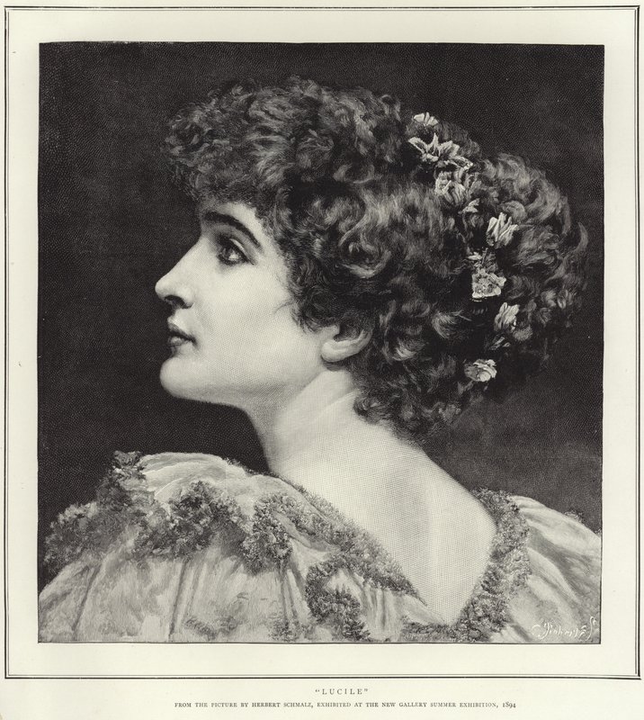 Lucille, por Herbert Schmalz de Herbert Gustave Schmalz