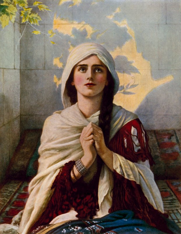 Jairuss Daughter de Herbert Gustave after Schmalz
