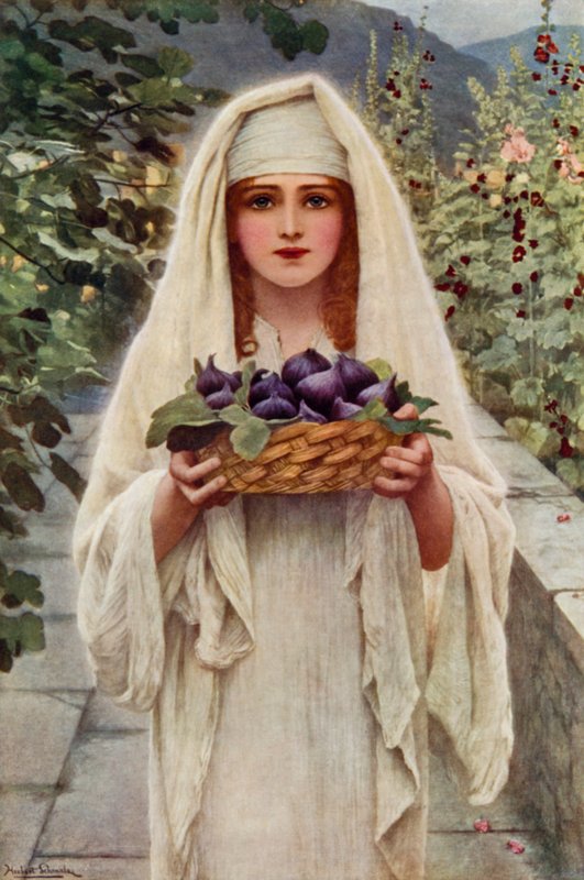A criança Mary de Herbert Gustave after Schmalz