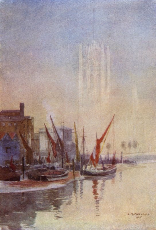 Manhã de Outono, Millbank (cor litho) de Herbert Menzies (after) Marshall