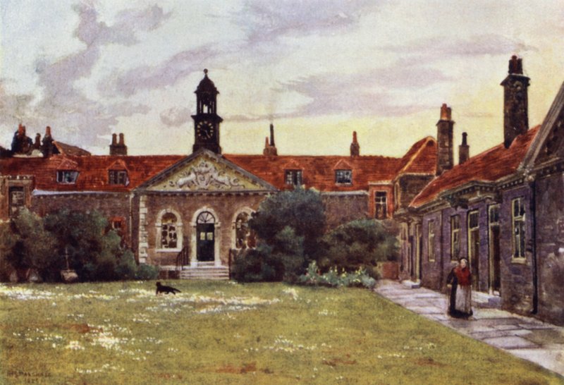 Hospital Emmanuel, Westminster (cor litho) de Herbert Menzies (after) Marshall