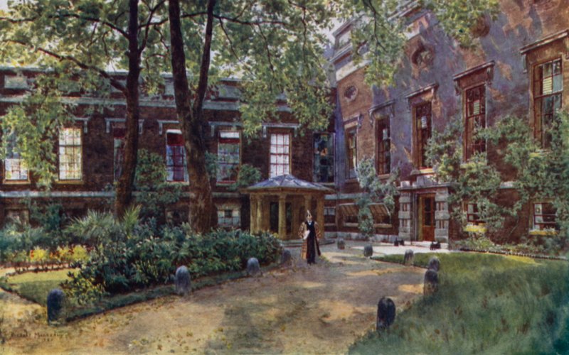 Salão de mercearia (cor litho) de Herbert Menzies (after) Marshall