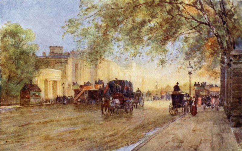 Hyde Park Corner (cor litho) de Herbert Menzies (after) Marshall