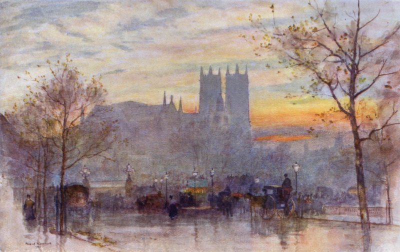 Luz depois da chuva (cor litho) de Herbert Menzies (after) Marshall