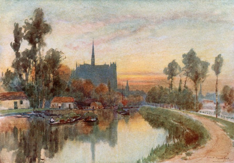 Noite no Somme em Amiens de Herbert Menzies Marshall