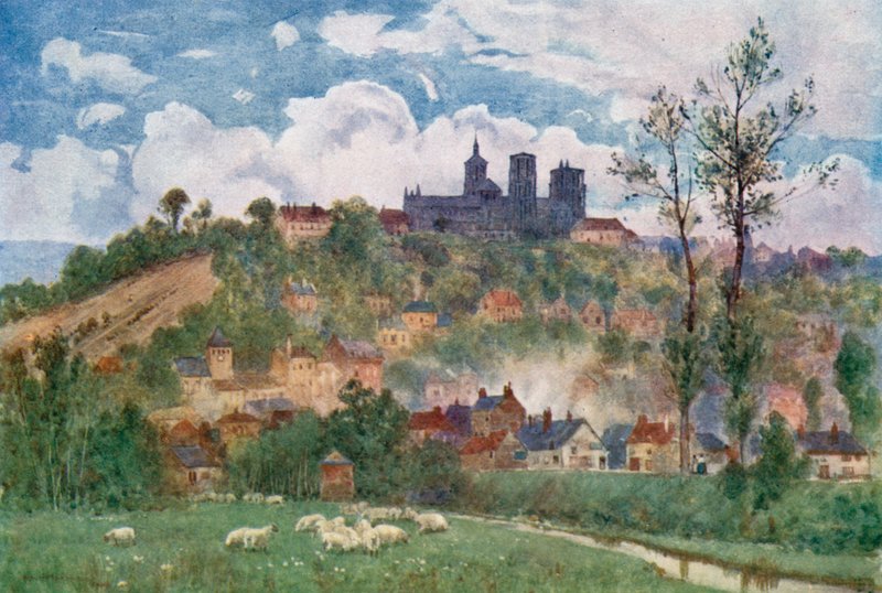 Laon, vista da planície de Herbert Menzies Marshall