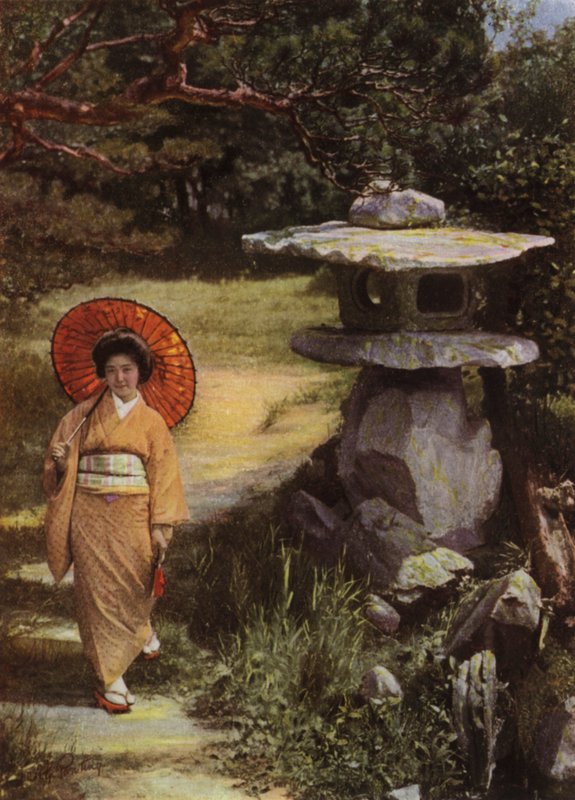 A Menina e o Lanterna (foto) de Herbert Ponting