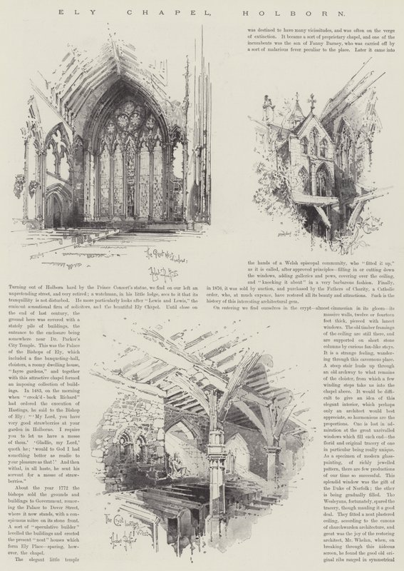 Ely Chapel, Holborn de Herbert Railton