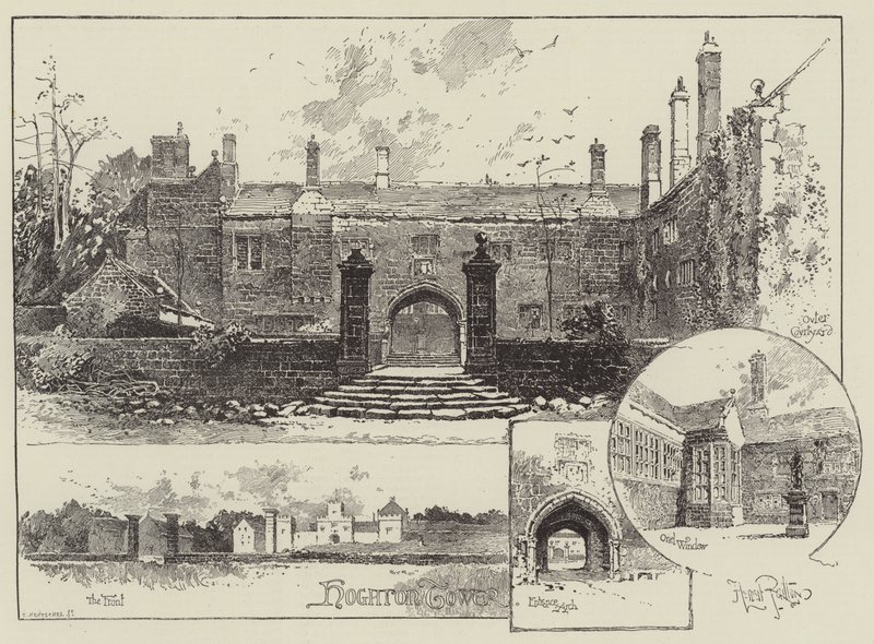 Torre de Hoghton em Lancashire de Herbert Railton