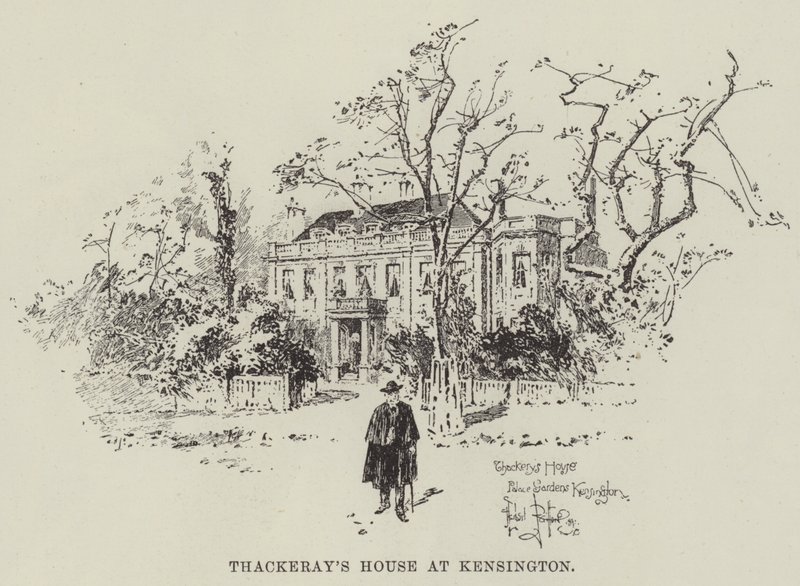 Casa de Thackeray em Kensington de Herbert Railton