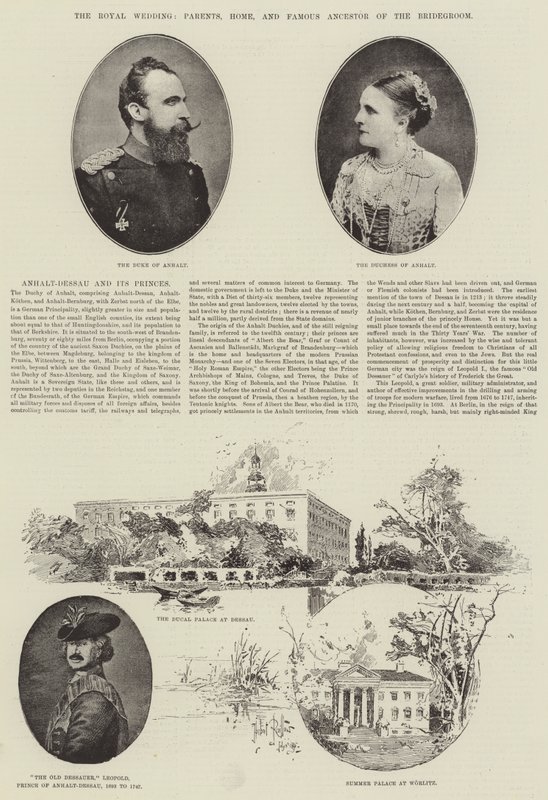 O Casamento Real, Pais, Lar e Famoso Antepassado do Noivo de Herbert Railton