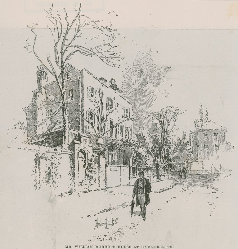 A casa de William Morris em Hammersmith de Herbert Railton