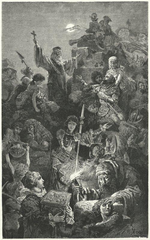 Cerco da cidade veneziana de Nicósia pelos otomanos, 1570 de Hermann Vogel