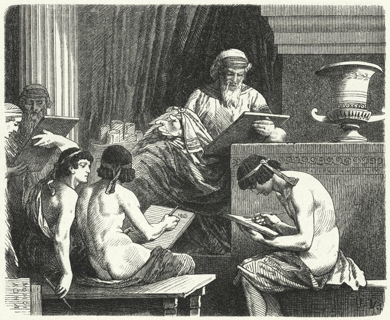 Solon, legislador de Atenas de Hermann Vogel