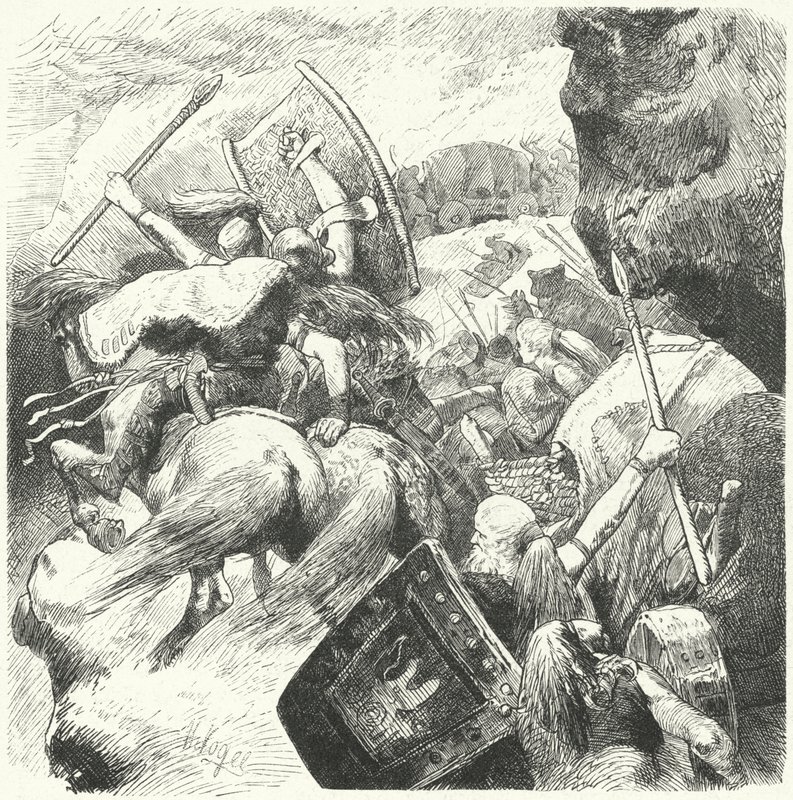As migrações bárbaras, do 4º ao 6º século de Hermann Vogel