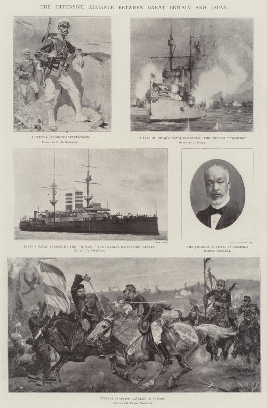 A aliança defensiva entre a Grã-Bretanha e o Japão de Hermanus Willem Koekkoek