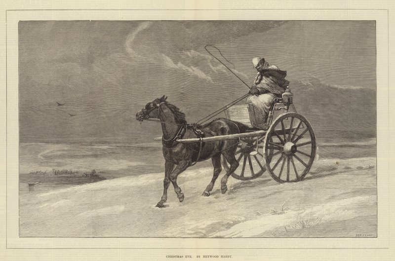 véspera de Natal de Heywood Hardy