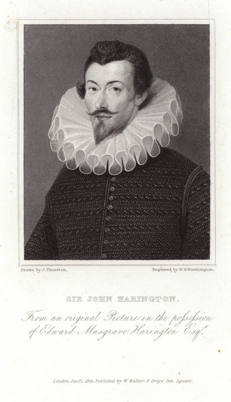 Retrato de Sir John Harington de Hieronymus Custodis