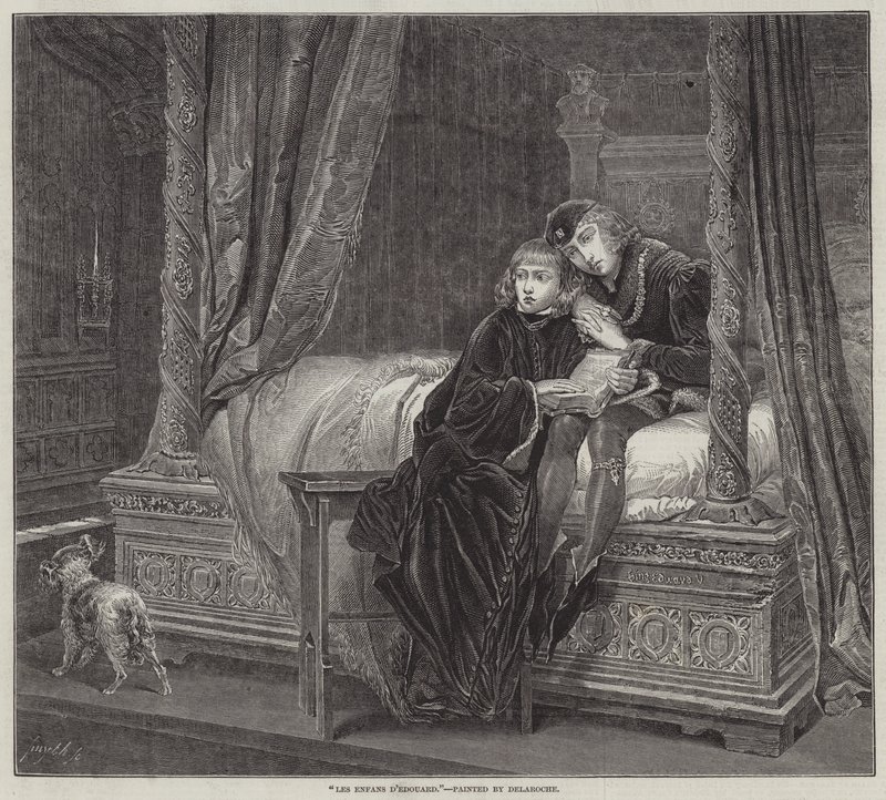 Crianças de Edward de Hippolyte Delaroche