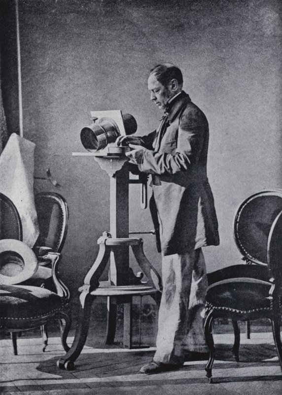 Retrato de Hippolyte Bayard, tirado por ele mesmo (foto a p/b) de Hippolyte Bayard