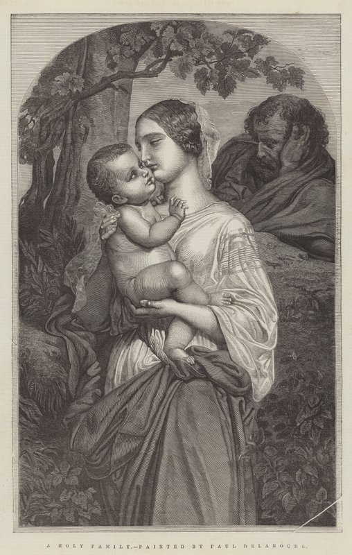Uma Sagrada Família de Hippolyte Delaroche