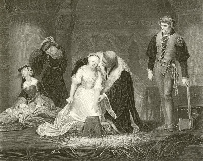 Execução de Lady Jane Gray de Hippolyte Delaroche