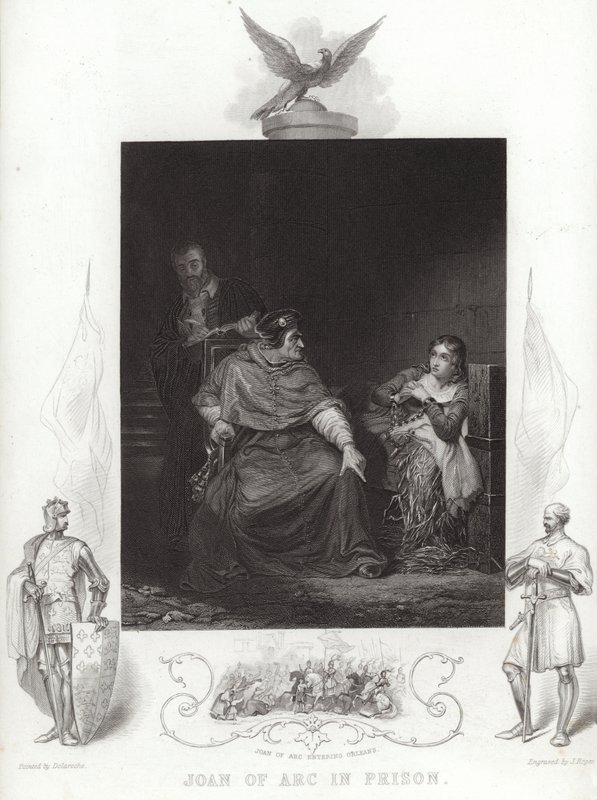 Joana d&39;Arc na prisão de Hippolyte Delaroche