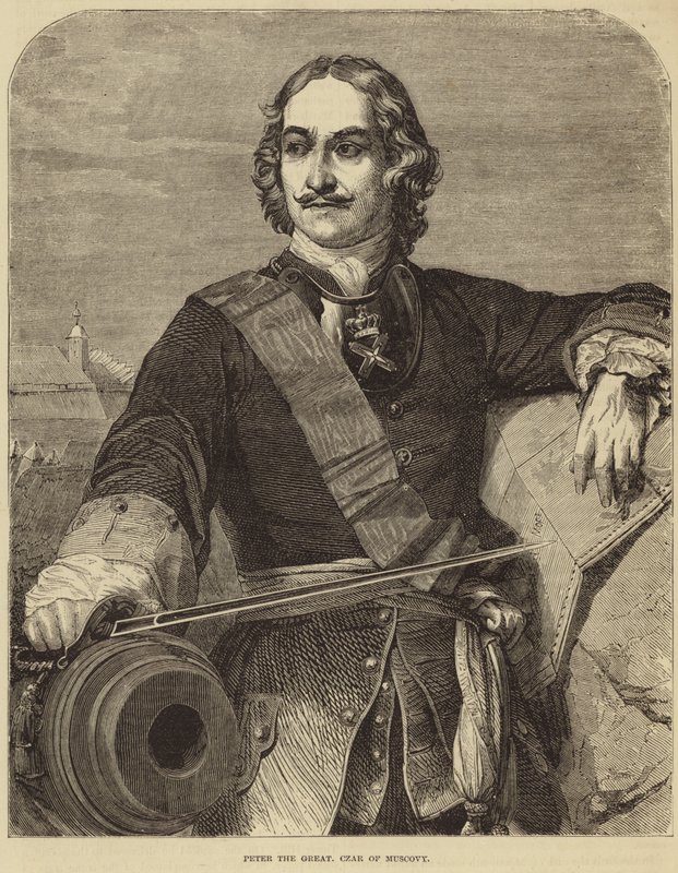 Pedro o grande de Hippolyte Delaroche