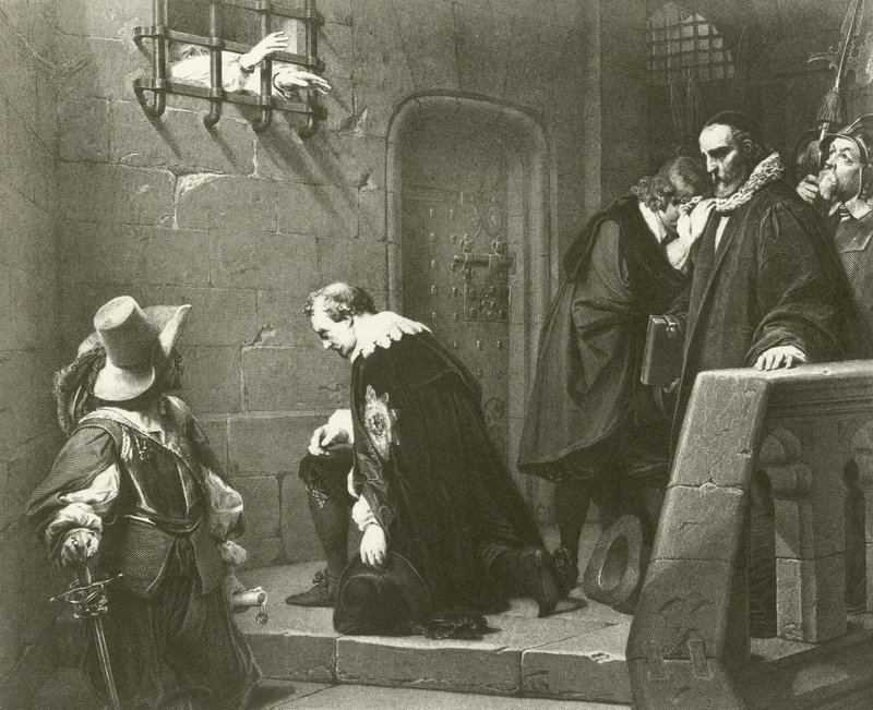 A morte de Strafford (gravura) de Hippolyte Delaroche