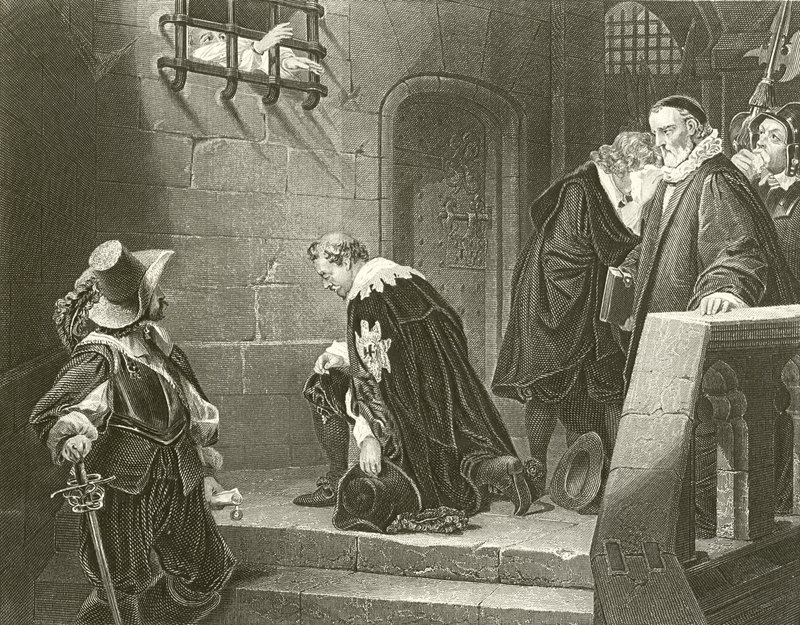 O Conde de Strafford indo para execução de Hippolyte Delaroche