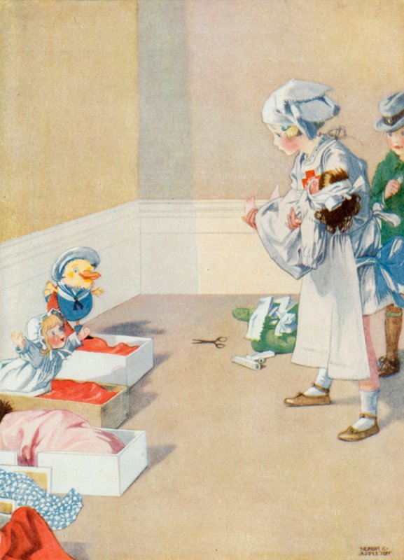 Ilustração para o aniversário de Josephine (lito colorido) de Honor Charlotte Appleton