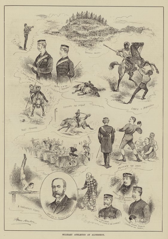 Atletismo Militar em Aldershot de Horace Morehen