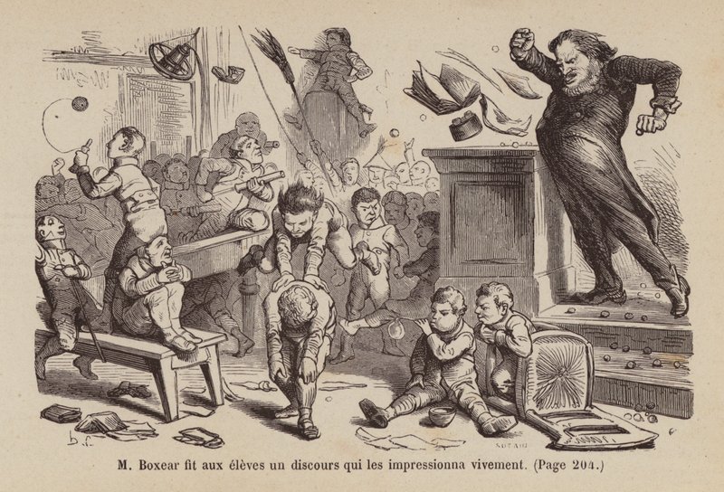 Ilustração para Un Bon Petit Diable (gravura) de Horace (after) Castelli