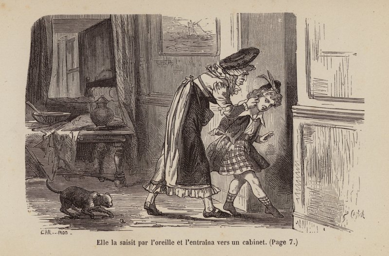Ilustração para Un Bon Petit Diable (gravura) de Horace (after) Castelli
